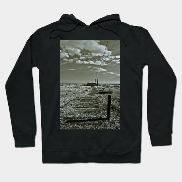 Dungeness 'Sheds' Hoodie by Nigdaw